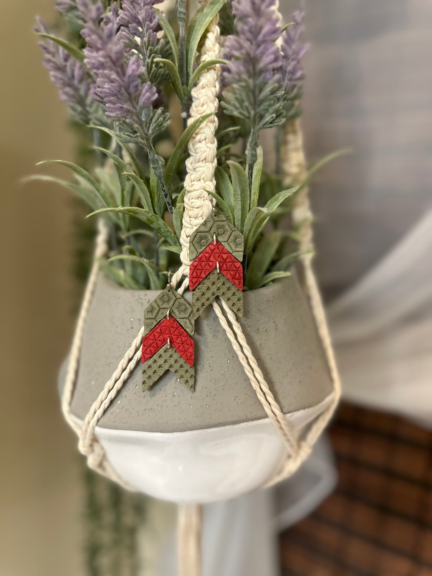 Dancer Chevron Leather