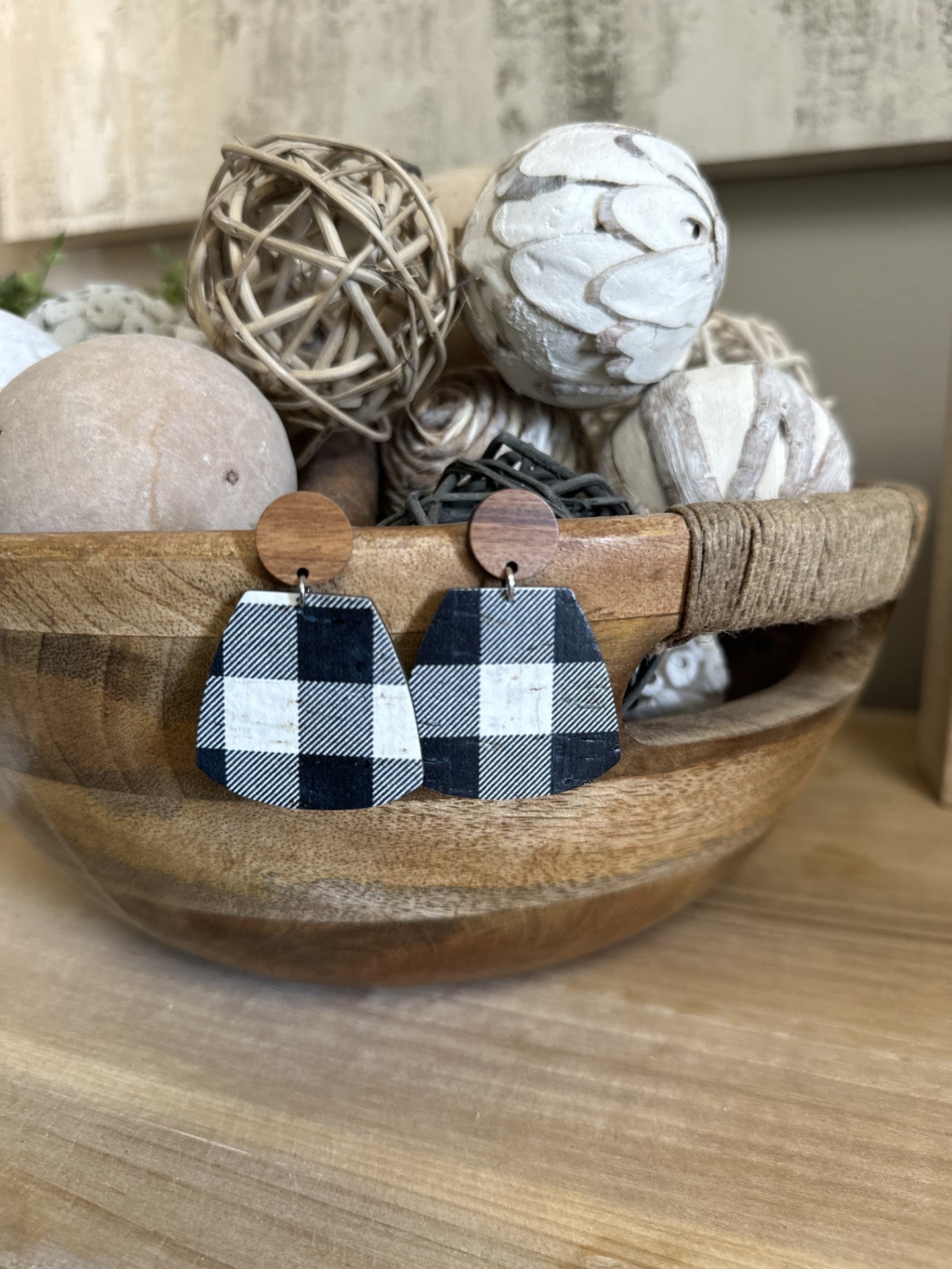 Buffalo Check Leather