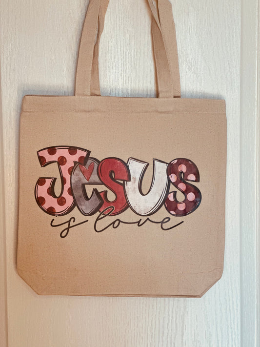 Jesus Is Love Tote