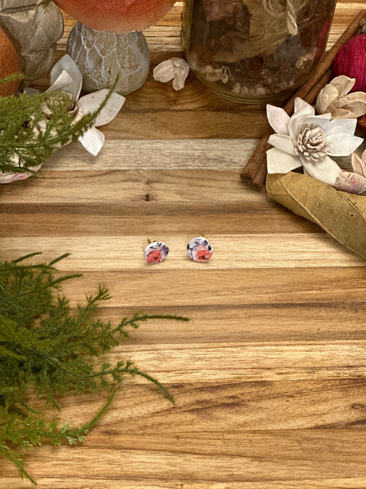 Fall Floral Studs