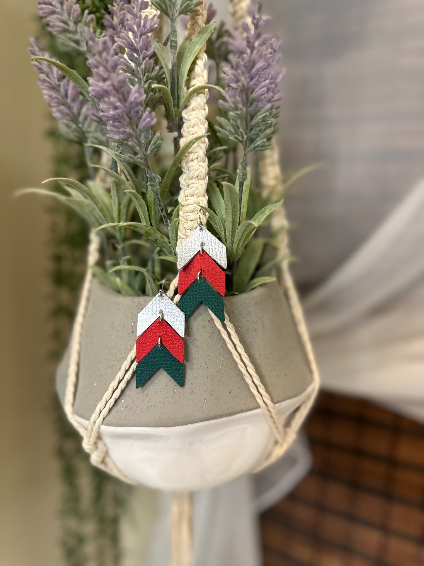 Dasher Chevron Leather