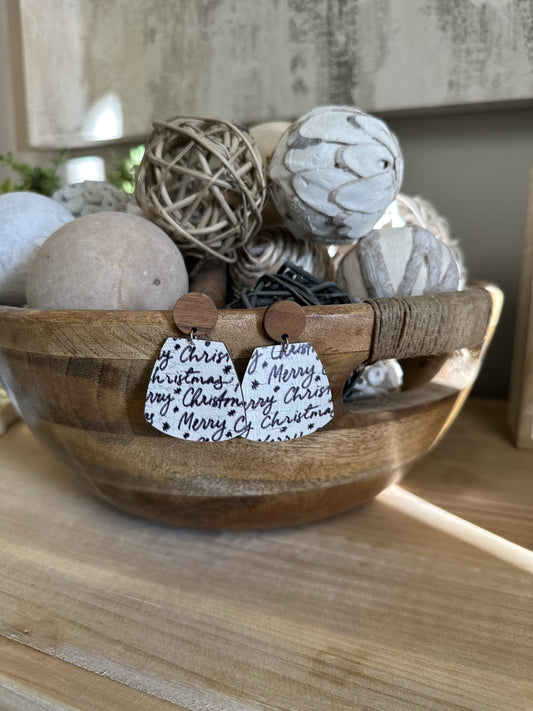 Festive Script Leather