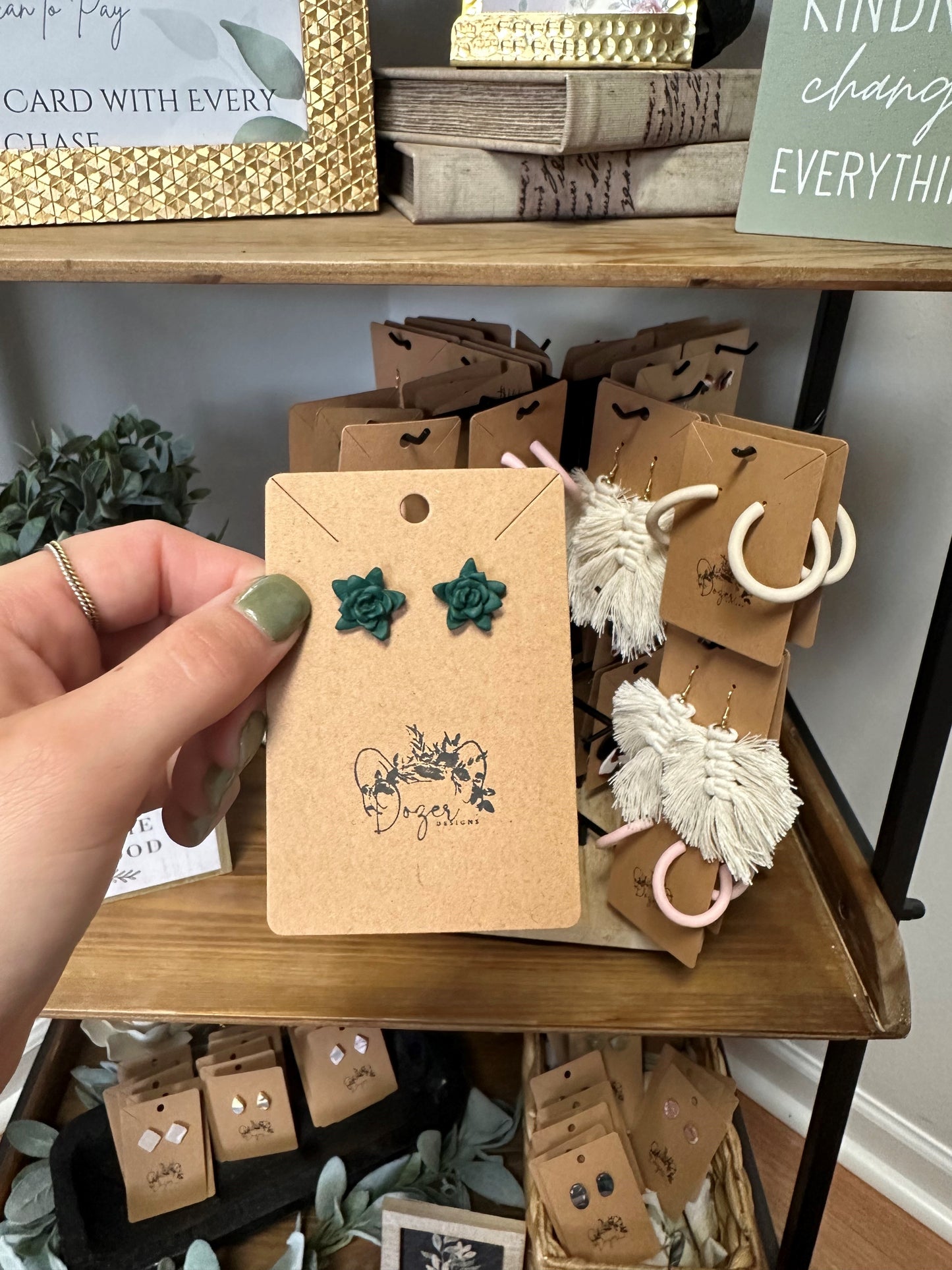 Succulent Studs